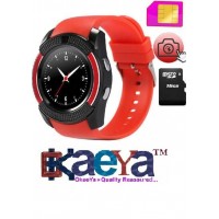 OkaeYa- V8 Bluetooth Smartwatch With Sim & TF Card Support 